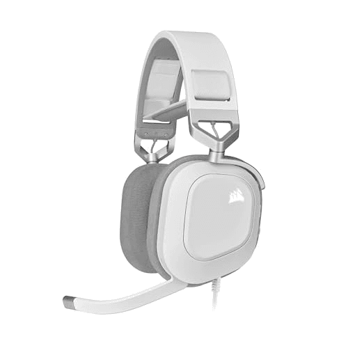 Carátula de Corsair HS80 RGB USB Auriculares premium para juegos con sonido envolvente 7.1 (Micrófono omnidireccional, Tecnología SoundID de SonarWorks, Control de volumen en auricular de fácil acceso) Blanco para PC Carátula de Corsair HS80 RGB USB Auriculares premium para juegos con sonido envolvente 7.1 (Micrófono omnidireccional, Tecnología SoundID de SonarWorks, Control de volumen en auricular de fácil acceso) Blanco para PC