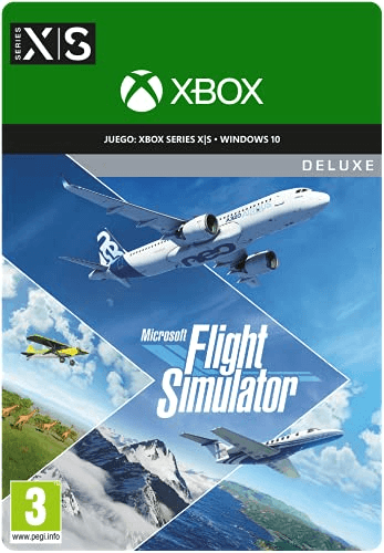 Carátula de Microsoft Flight Simulator Deluxe Edition | Código digital para PC y Xbox Series X | S para Multiplataforma