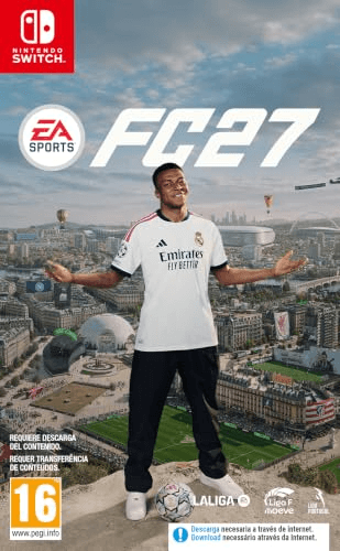 Oferta para el producto EA SPORTS FC™ 27 - Edición Estándar - Nintendo Switch|Cartucho físico | Videojuegos | Castellano por solo 51.9€ Carátula de EA SPORTS FC™ 27 - Edición Estándar - Nintendo Switch|Cartucho físico | Videojuegos | Castellano