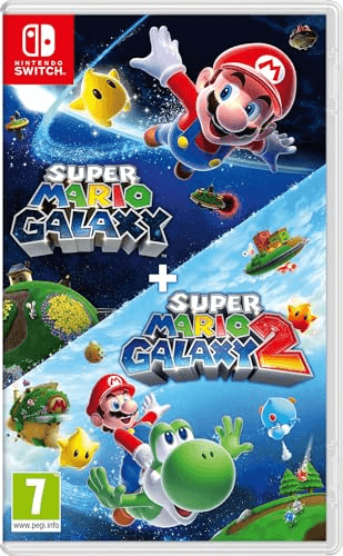 Carátula de Super Mario Galaxy + Super Mario Galaxy 2 - Nintendo Switch