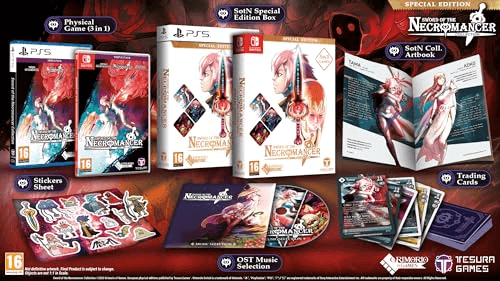 Oferta para el producto Sword of the Necromancer Collection Special Edition (Switch) para Nintendo por solo 79.99€ Carátula de Sword of the Necromancer Collection Special Edition (Switch) para Nintendo