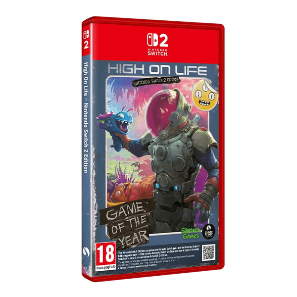 Carátula de High on Life Switch 2 Edition (Compatible with Switch 1) para Nintendo Carátula de High on Life Switch 2 Edition (Compatible with Switch 1) para Nintendo