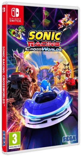 Carátula de Sonic Racing CrossWorlds - Switch para Nintendo Carátula de Sonic Racing CrossWorlds - Switch para Nintendo