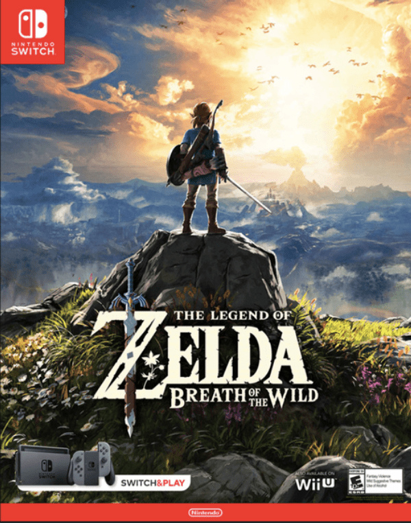 Carátula de The Legend of Zelda - Breath of the Wild Switch (EU) para Nintendo Carátula de The Legend of Zelda - Breath of the Wild Switch (EU) para Nintendo