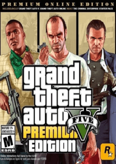 Videojuego Grand Theft Auto V 5 (GTA 5): Premium Online Edition PC en oferta por solo 11.29 € Carátula de Grand Theft Auto V 5 (GTA 5): Premium Online Edition PC