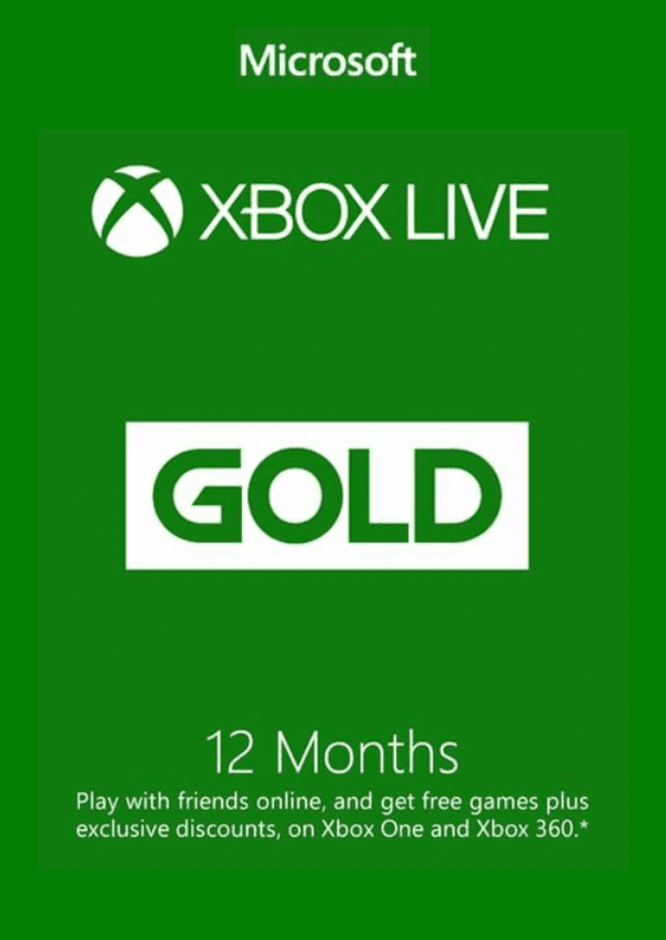 Carátula de 12 Month Xbox Live Gold Membership - (EU)