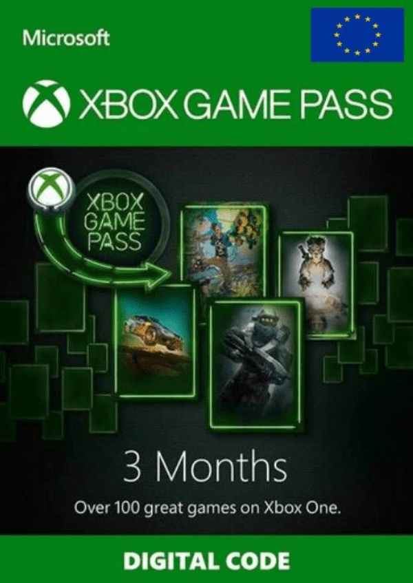 Carátula de 3 Month Xbox Game Pass Xbox One (EU)