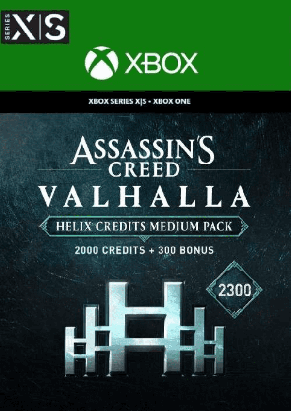 Carátula de Assassin's Creed Valhalla – Helix Credits Medium Pack (2,300) Xbox One (EU)