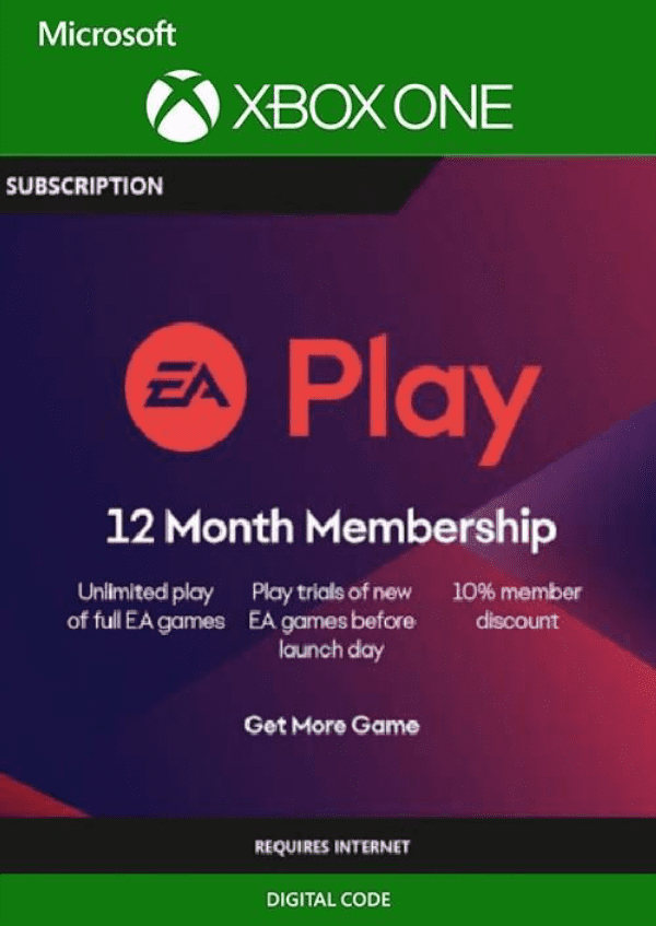 Carátula de EA Play (EA Access) - 12 Month Subscription Xbox One