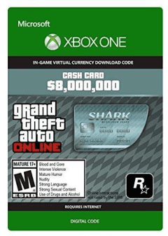 Carátula de GTA V 5 Megalodon Shark Cash Card - Xbox One Digital Code