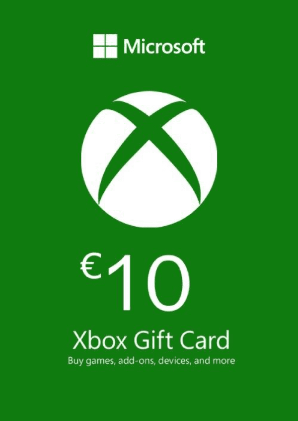 Carátula de Microsoft Gift Card - 10 Euro (Xbox One/360)