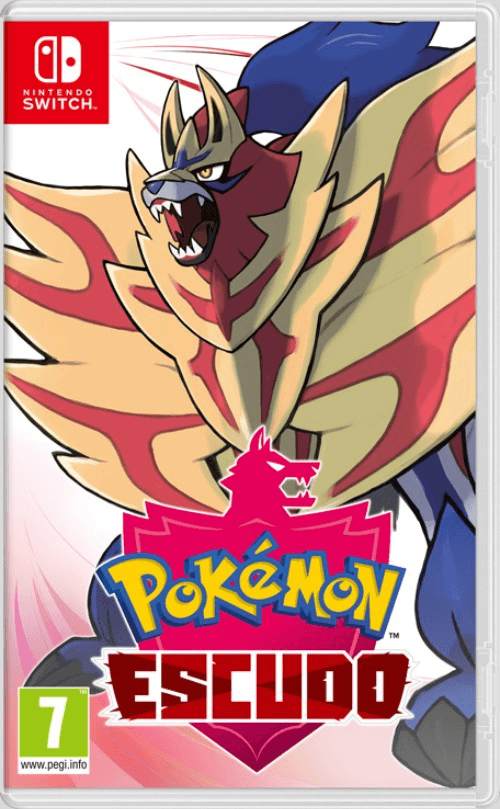 Carátula de Pokémon Escudo para Nintendo Carátula de Pokémon Escudo para Nintendo