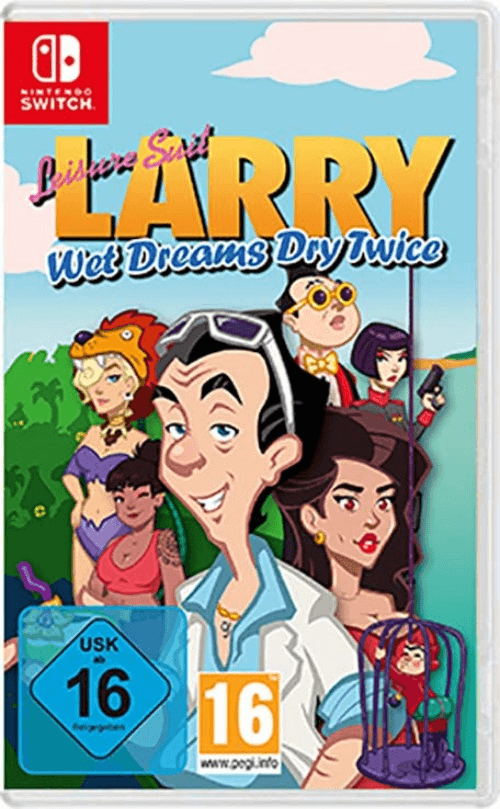 Carátula de Leisure Suit Larry - Wet Dreams Dry Twice para Nintendo