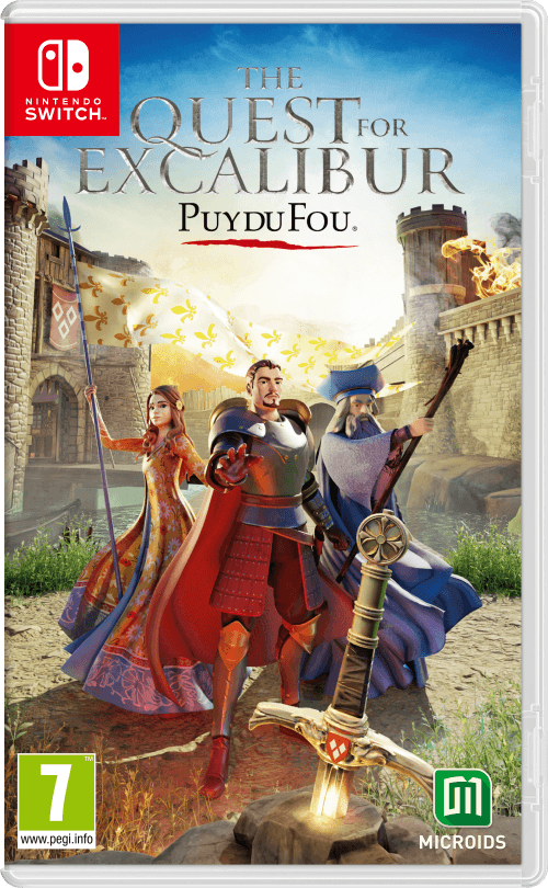 Carátula de The Quest for Excalibur - Puy du Fou para Nintendo