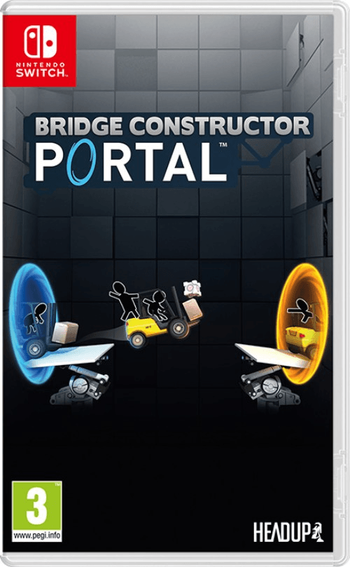 Carátula de Bridge Constructor Portal para Nintendo