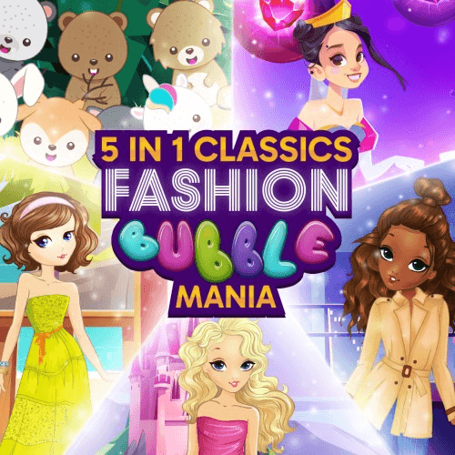 Carátula de 5 in 1 Classics: Fashion Bubble Mania para Nintendo
