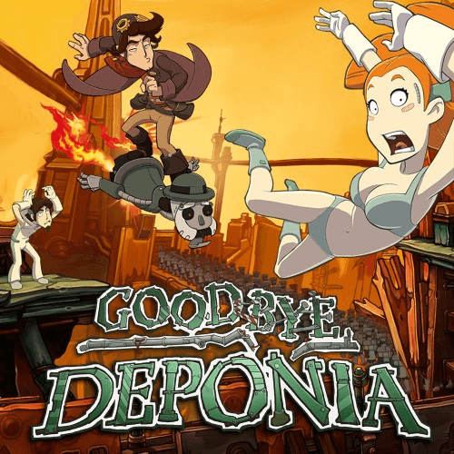 Carátula de Goodbye Deponia para Nintendo