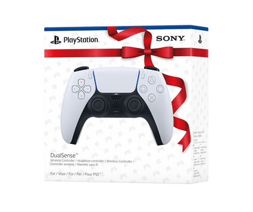 Oferta para el producto Mando inalámbrico DualSense para PS5 Blanco Caja regalo para PlayStation por solo 119.99€ Carátula de Mando inalámbrico DualSense para PS5 Blanco Caja regalo para PlayStation