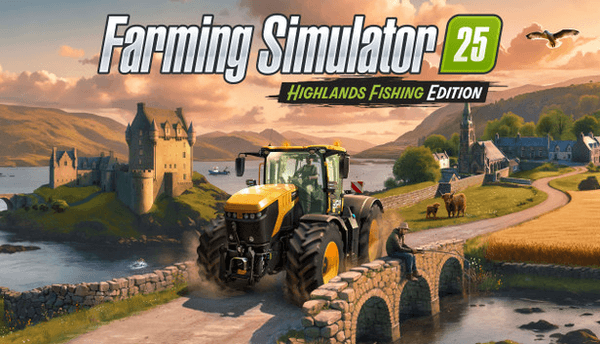 Carátula de Farming Simulator 25 Highlands Fishing Edition para PC