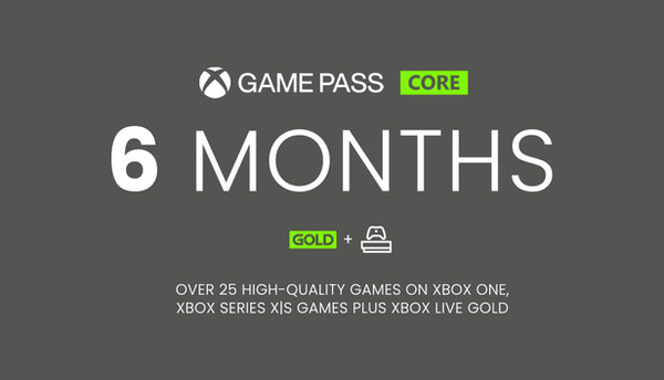 Carátula de Xbox Live Gold 6 meses suscripción 