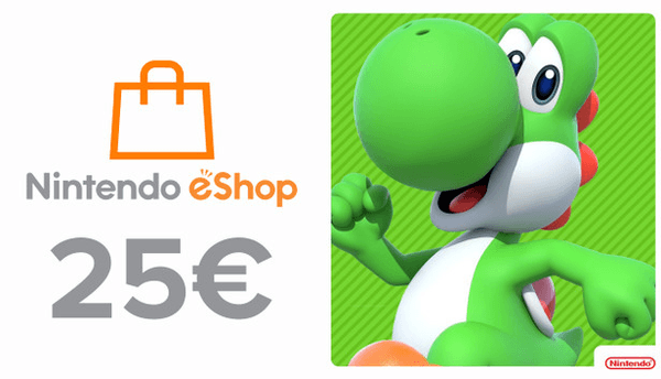 Carátula de Tarjeta regalo Nintendo eShop 25€