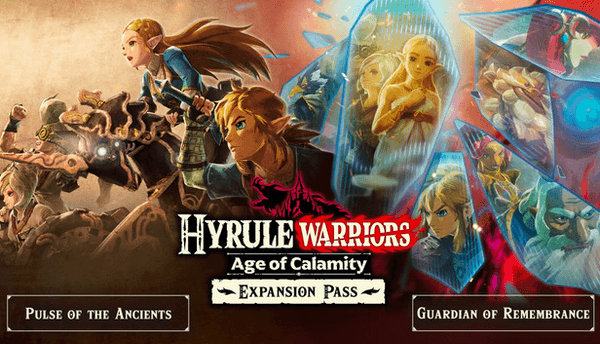 Carátula de Hyrule Warriors Age of Calamity Expansion Pass Switch para Nintendo