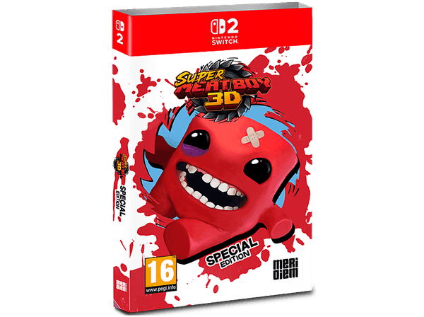 Carátula de Nintendo Switch 2 Super Meat Boy 3D Ed. Especial