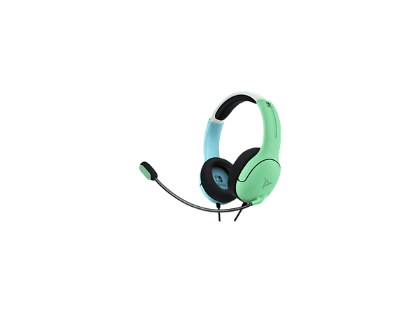 Carátula de Auriculares gaming - PDP LVL40 Wired Headset 500-162-BLGR-EU, Para Nintendo Switch, Diadema, Azul/Verde Carátula de Auriculares gaming - PDP LVL40 Wired Headset 500-162-BLGR-EU, Para Nintendo Switch, Diadema, Azul/Verde