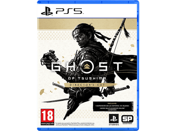 Carátula de PS5 Ghost of Tsushima (Director's Cut) para PlayStation Carátula de PS5 Ghost of Tsushima (Director's Cut) para PlayStation