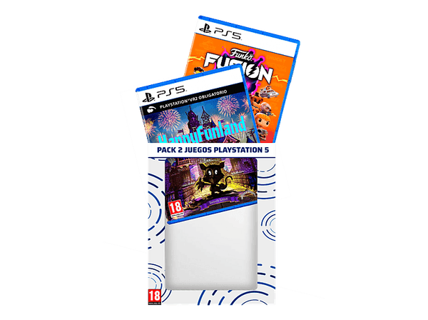 Carátula de PS5 Pack 2 juegos: Funko Fusion + HappyFunland para PlayStation Carátula de PS5 Pack 2 juegos: Funko Fusion + HappyFunland para PlayStation