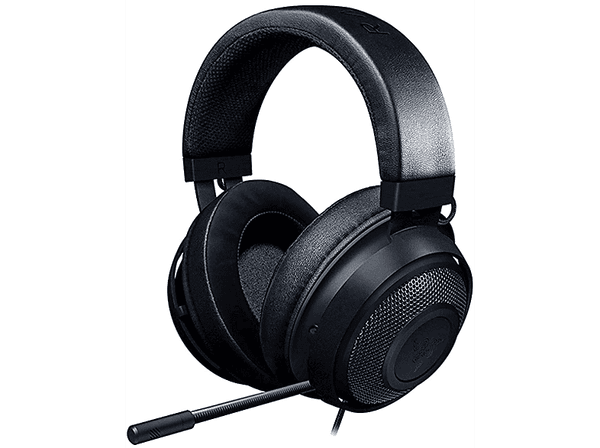 Carátula de Auriculares con cable - Razer Kraken, Diadema, Alámbrico, Micrófono, Cable de 1,3 m, Negro para multiplataforma Carátula de Auriculares con cable - Razer Kraken, Diadema, Alámbrico, Micrófono, Cable de 1,3 m, Negro para multiplataforma