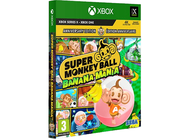 Carátula de Xbox Series X Super Monkey Ball Banana Mania Launch Anniversary Edition Carátula de Xbox Series X Super Monkey Ball Banana Mania Launch Anniversary Edition