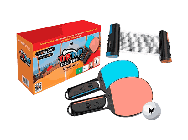 Carátula de Nintendo Switch 2 Tip-Top Table Tennis (Código en la caja) + Set tenis