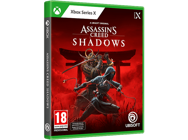 Carátula de Xbox Series X Assassins Creed: Shadows Carátula de Xbox Series X Assassins Creed: Shadows