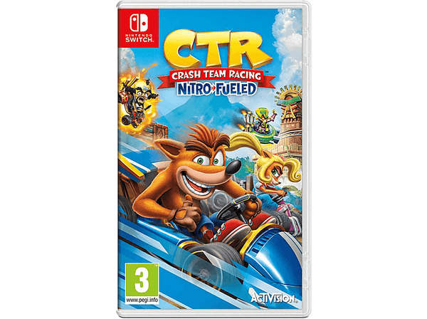 Oferta para el producto Nintendo Switch Crash Team Racing Nitro Fueled por solo 24.99€ Carátula de Nintendo Switch Crash Team Racing Nitro Fueled