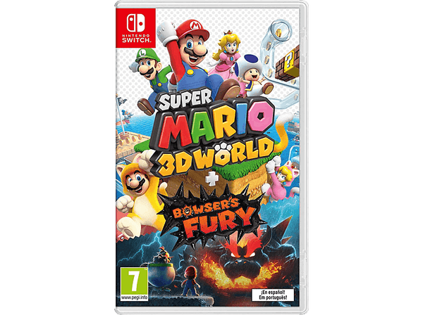 Carátula de Nintendo Switch Super Mario 3D World + Bowser's Fury Carátula de Nintendo Switch Super Mario 3D World + Bowser's Fury