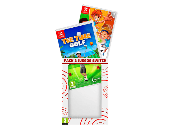 Carátula de Nintendo Switch Pack 2 juegos: Tee Time Golf + Super Sports Blast Carátula de Nintendo Switch Pack 2 juegos: Tee Time Golf + Super Sports Blast