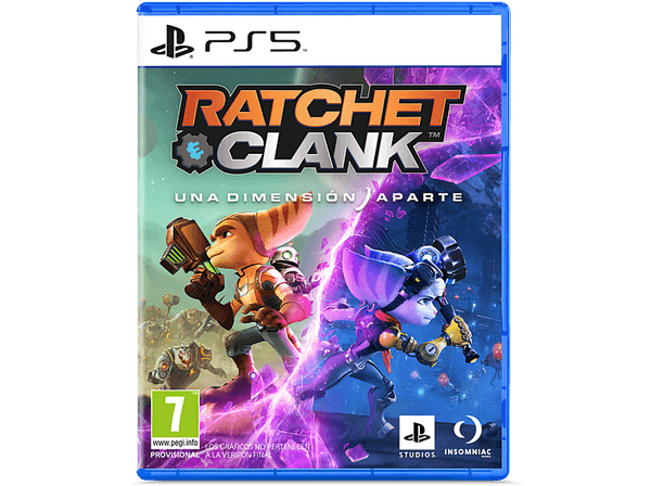 Carátula de PS5 Ratchet & Clank: Una Dimensión Aparte para PlayStation Carátula de PS5 Ratchet & Clank: Una Dimensión Aparte para PlayStation