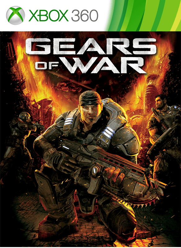 Carátula de Gears of War para Xbox Carátula de Gears of War para Xbox
