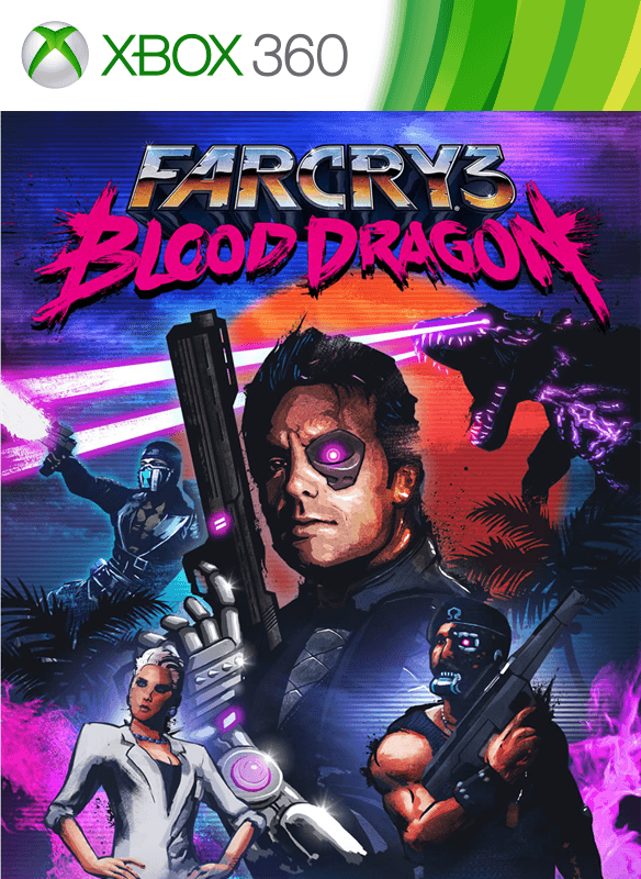 Carátula de Far Cry® 3 Blood Dragon Jugable Xbox 360 | One | Series