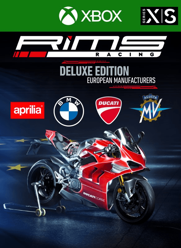 Carátula de RiMS Racing - European Manufacturers Deluxe Edition Xbox Series X|S Carátula de RiMS Racing - European Manufacturers Deluxe Edition Xbox Series X|S