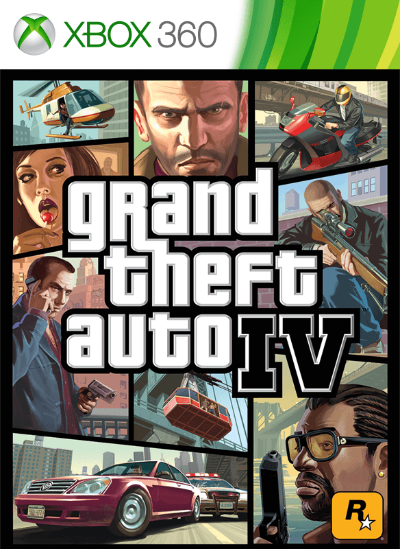 Carátula de Grand Theft Auto IV para Xbox Carátula de Grand Theft Auto IV para Xbox