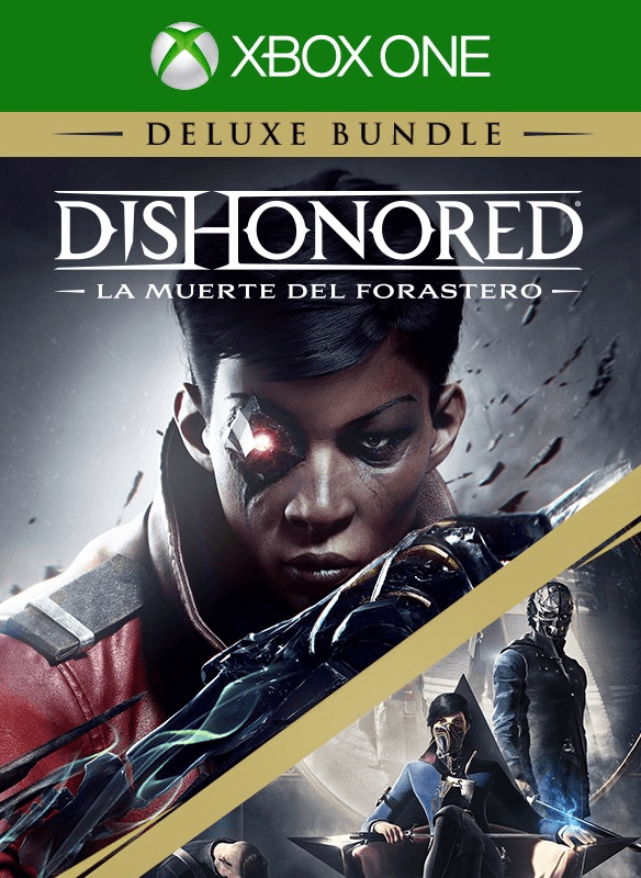 Carátula de Dishonored®: La muerte del Forastero™ Deluxe Bundle para Xbox Carátula de Dishonored®: La muerte del Forastero™ Deluxe Bundle para Xbox