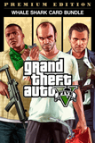 Carátula de Lote de Grand Theft Auto V: Premium Edition y tarjeta Tiburón ballena