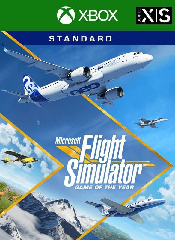 Oferta para el producto Microsoft Flight Simulator: Standard Game of the Year Edition para Xbox por solo € Carátula de Microsoft Flight Simulator: Standard Game of the Year Edition para Xbox