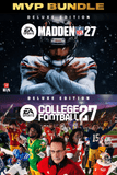 Videojuego Lote MVP de EA SPORTS™ (College Football 27 Edición Deluxe y Madden NFL 27 Edición Deluxe) en oferta por solo 159.99 € Carátula de Lote MVP de EA SPORTS™ (College Football 27 Edición Deluxe y Madden NFL 27 Edición Deluxe)
