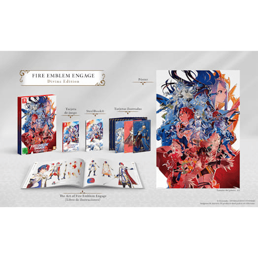 Carátula de La edición especial Fire Emblem Engage: Divine Edition para Nintendo