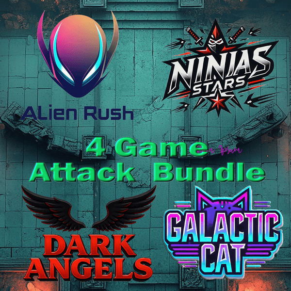 Carátula de 4 Game Attack Bundle para PlayStation Carátula de 4 Game Attack Bundle para PlayStation