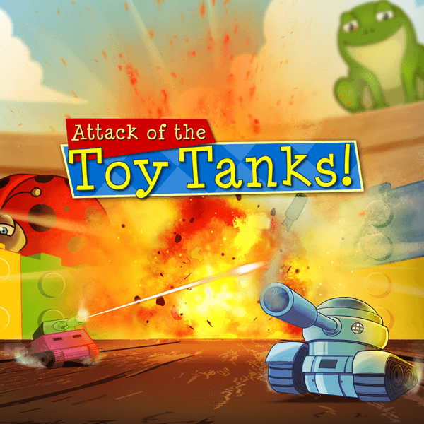 Carátula de Attack of the Toy Tanks para PlayStation