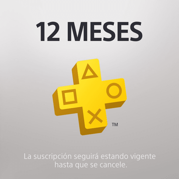 Carátula de PlayStation Plus suscripción de 12 meses Carátula de PlayStation Plus suscripción de 12 meses